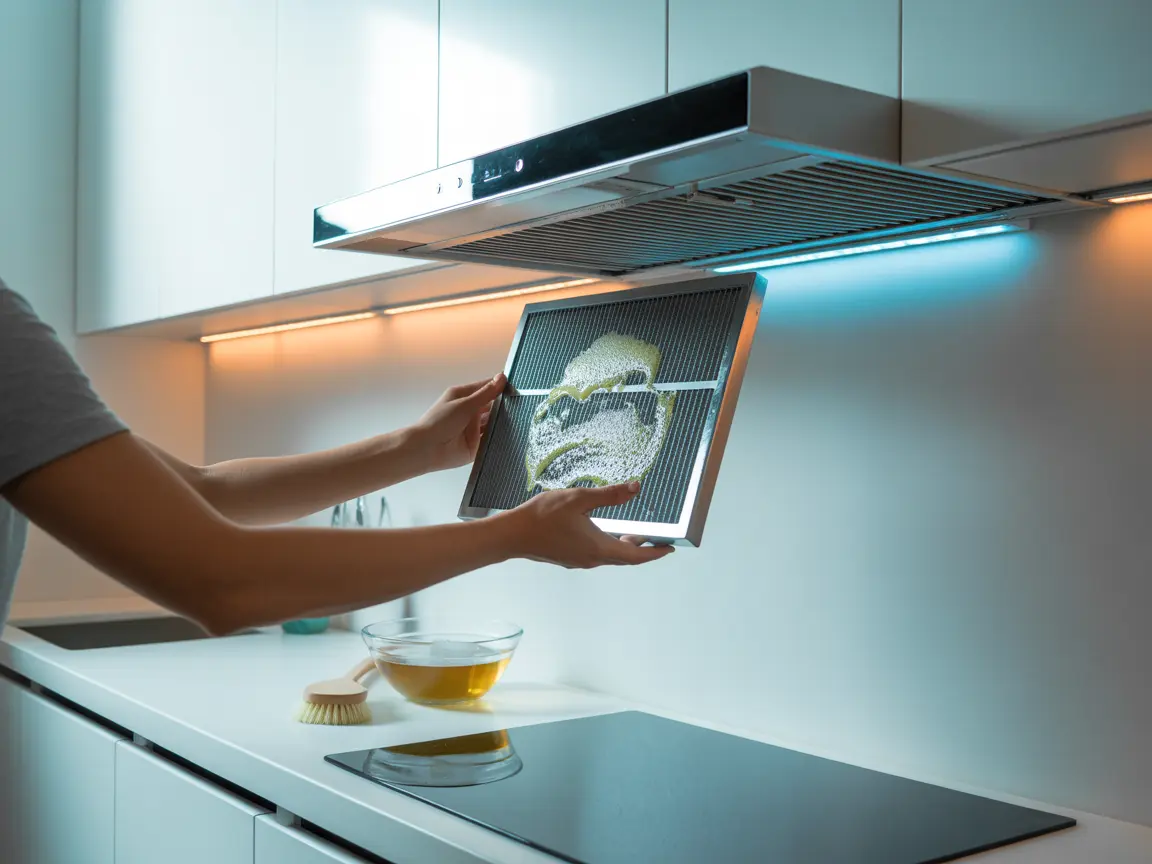 How to Clean the Kitchen Exhaust Fan Filter?