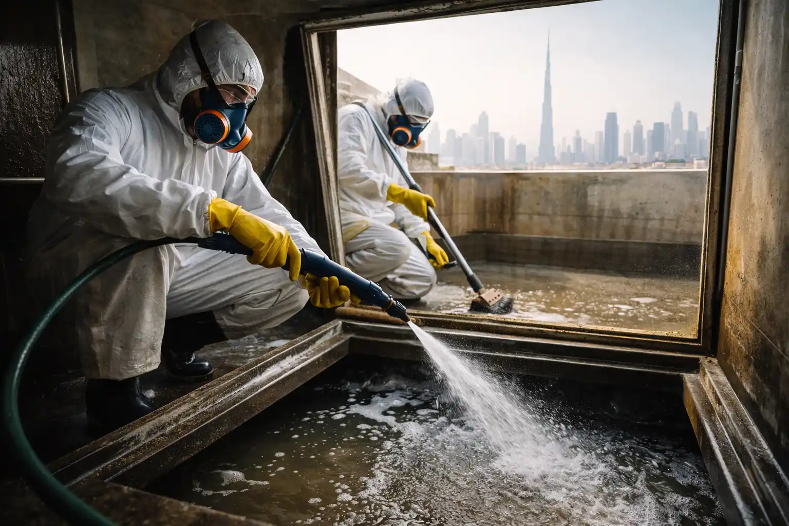 underground water tank cleaning​