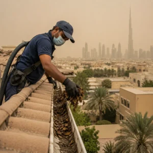 Why Gutter Cleaning Matters in Dubai's Dust & Sandstorm Climate