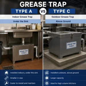 Grease Trap Type A vs Type C