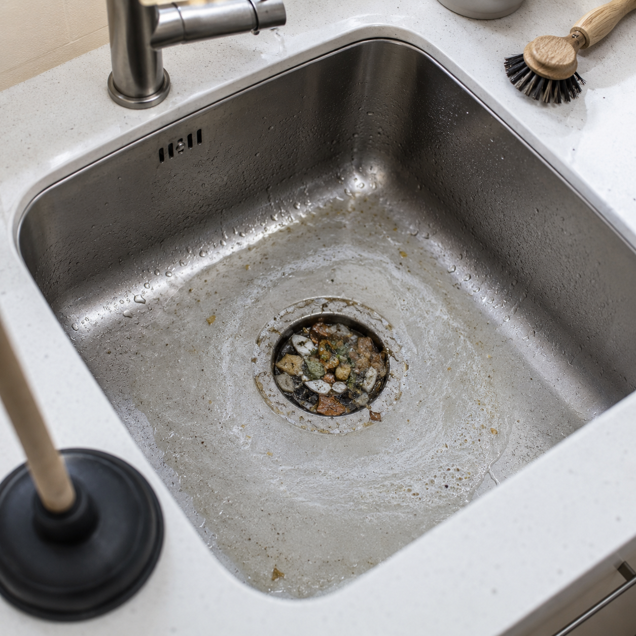 kitchen sewage smell
